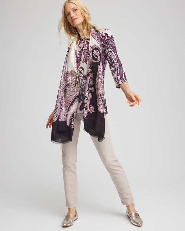 Paisley Square Neck Tunic - image 2